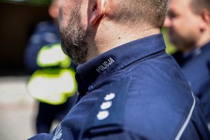 Policjanci podczas ćwiczeń