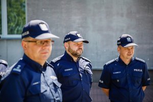 Policjanci podczas ćwiczeń