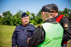 Policjanci podczas ćwiczeń