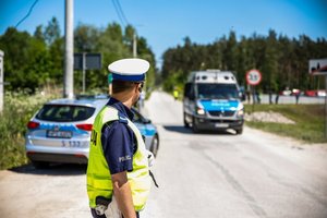 Policjanci podczas ćwiczeń