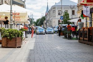 Policjanci czuwali nad bezpieczeństwem podczas kolarskiego wyścigu