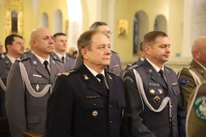 Uczestnicy mszy w Kościele Garnizonowym