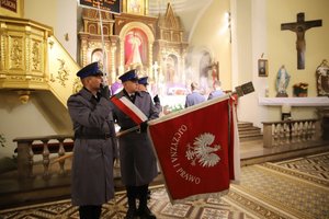 Uczestnicy mszy w Kościele Garnizonowym