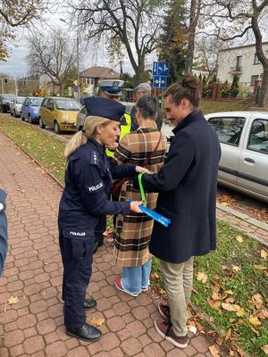 Policjanci w trakcie działań