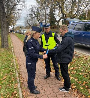 Policjanci w trakcie działań