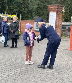 Policjanci w trakcie działań