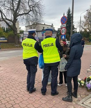 Policjanci w trakcie działań