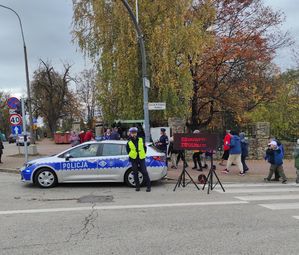 Policjanci w trakcie działań