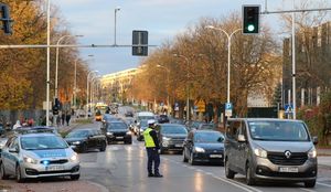 Policjanci w trakcie służby