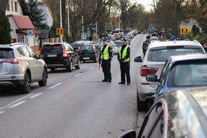 Policjanci w trakcie służby