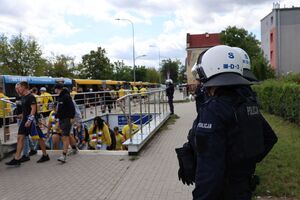 podczas zabezpieczenia
