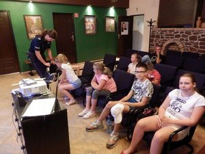 Konkurs wiedzy o bezpieczeństwie w Gminnej Bibliotece Publicznej w Masłowie