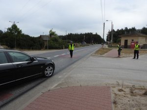 policjanci podczas działań