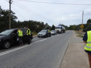 policjanci podczas działań