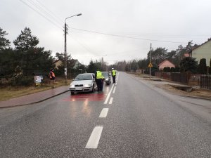 funkcjonariusze podczas działań