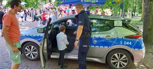 Policjanci w Parku Miejskim