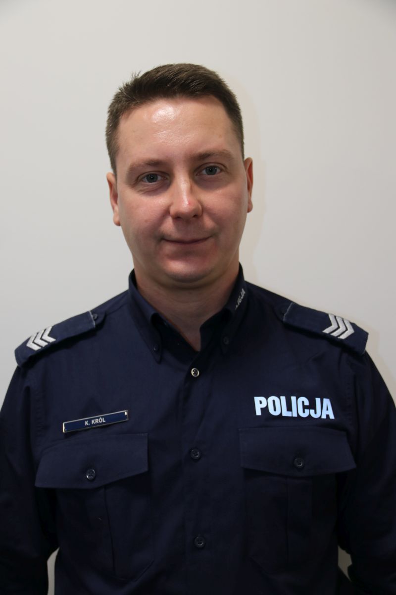 p. o. sierż. szt. Karol Król Komisariat Chęciny KMP Kielce